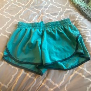Light blue athletic shorts